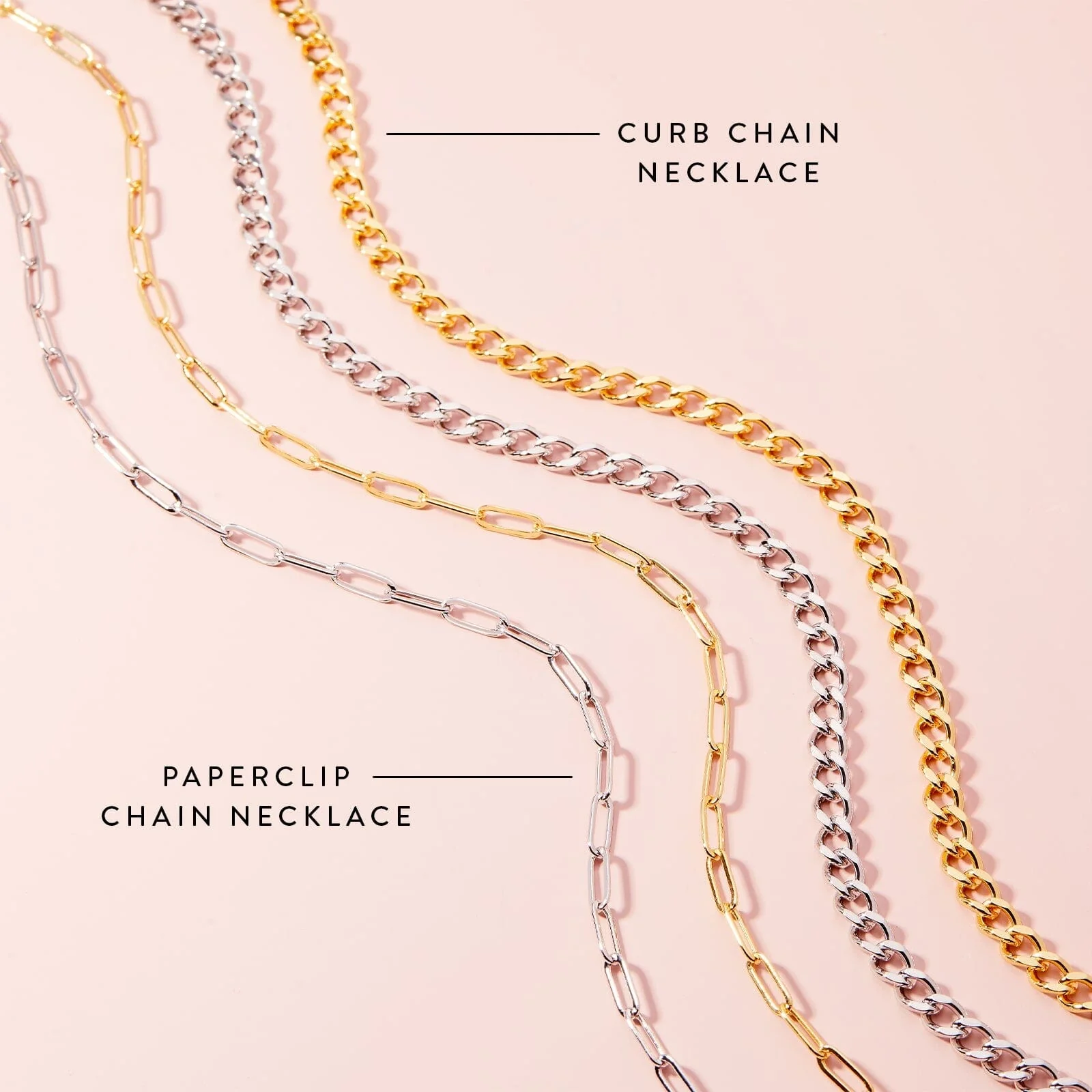 Harper Paperclip Chain Necklace - Image 7