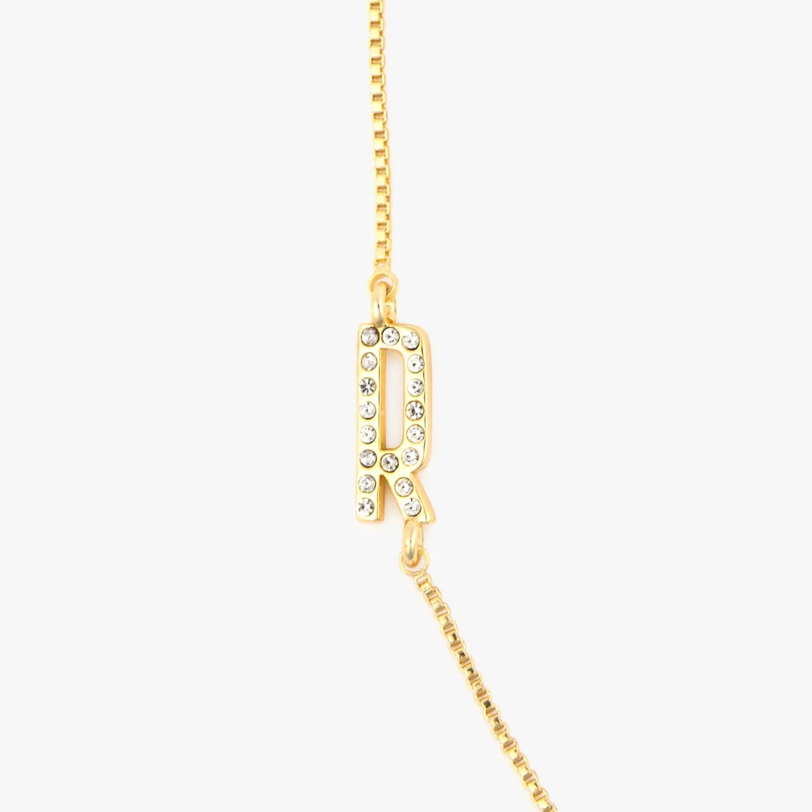 Pavé Initial Box Chain Choker - Image 19
