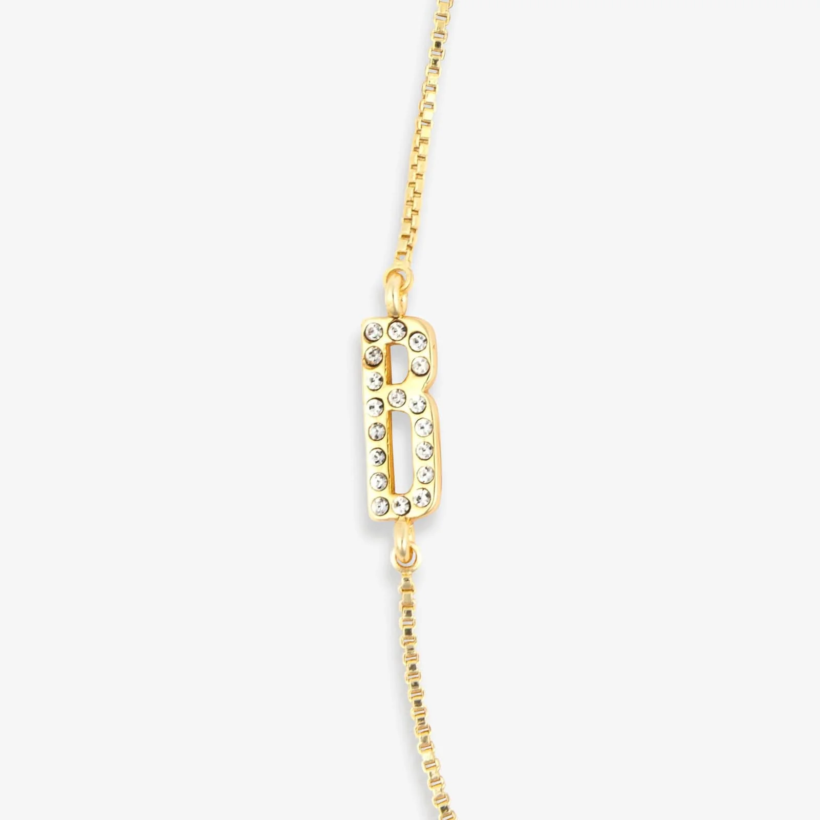 Pavé Initial Box Chain Choker - Image 22