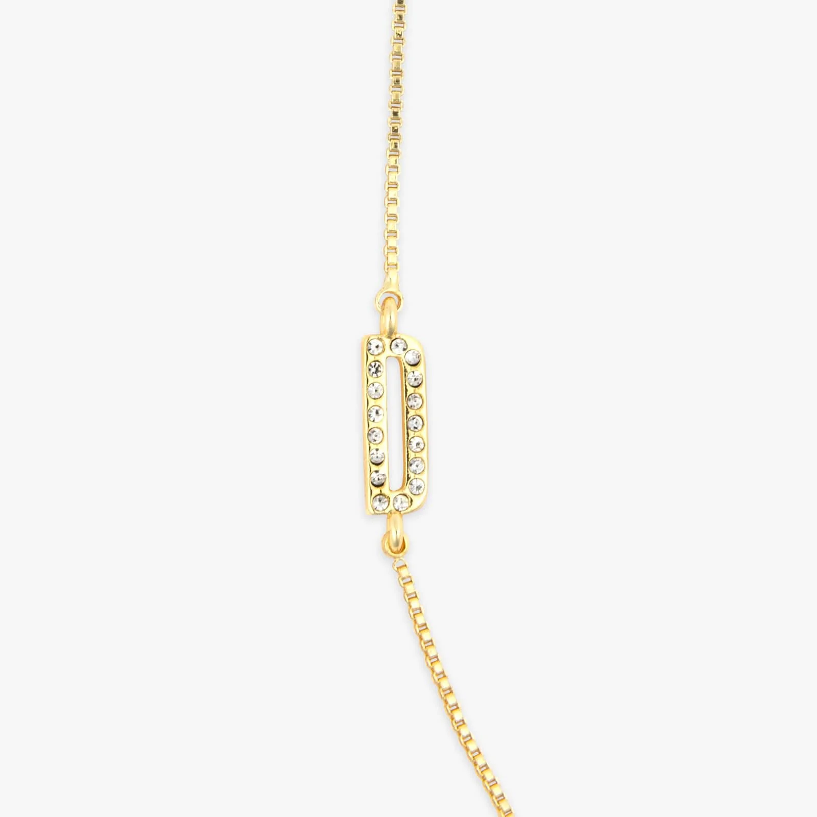 Pavé Initial Box Chain Choker - Image 24